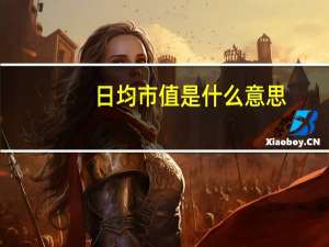 日均市值是什么意思