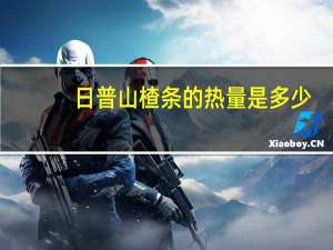 日普 山楂条的热量是多少