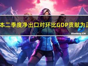 日本二季度净出口对环比GDP贡献为正1.8个百分点预估0.9个