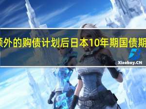 日本央行公布额外的购债计划后日本10年期国债期货抹去此前一些跌幅