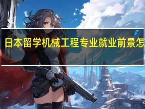日本留学机械工程专业就业前景怎么样