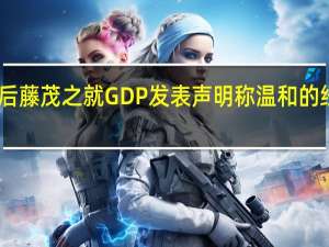 日本经济再生大臣后藤茂之就GDP发表声明称温和的经济复苏可能会持续下去