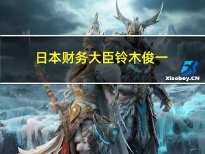 日本财务大臣铃木俊一：政府打算继续采取一切可能的应对（外汇市场）的措施