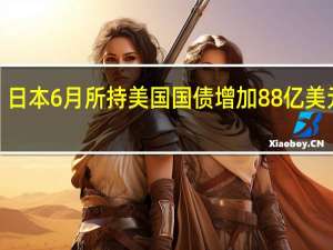 日本6月所持美国国债增加88亿美元至1.106万亿美元