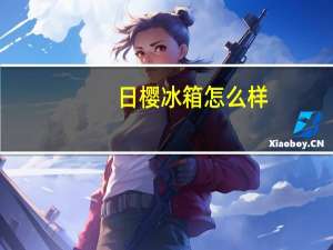 日樱冰箱怎么样