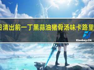 日清 出前一丁黑蒜油猪骨汤味卡路里是多少