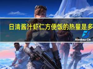 日清 酱汁虾仁方便饭的热量是多少