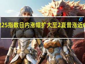 日经225指数日内涨幅扩大至2%夏普涨近6%索尼涨近4%