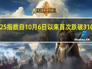 日经225指数自10月6日以来首次跌破31000点跌幅0.9%