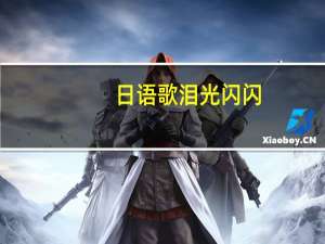 日语歌泪光闪闪（泪光闪闪）