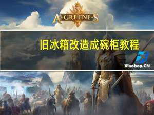 旧冰箱改造成碗柜教程
