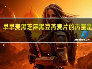 早早麦 黑芝麻黑豆燕麦片的热量是多少