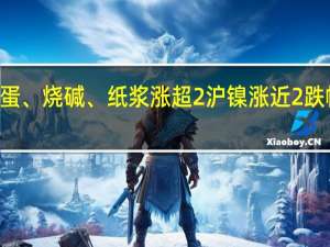 早盘收盘国内期货主力合约涨跌不一鸡蛋、烧碱、纸浆涨超2%沪镍涨近2%跌幅方面碳酸锂跌超4%苯乙烯（EB）跌超3%燃料油跌超2%