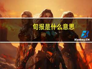 旬报是什么意思