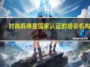 时尚妈咪是国家认证的培训机构吗