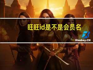 旺旺id是不是会员名（旺旺id是指什么）