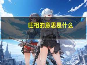 旺相的意思是什么