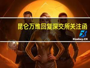 昆仑万维回复深交所关注函