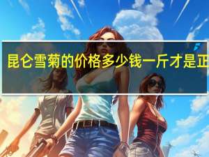 昆仑雪菊的价格多少钱一斤才是正宗的（昆仑雪菊价格）