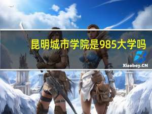 昆明城市学院是985大学吗
