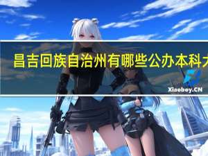 昌吉回族自治州有哪些公办本科大学