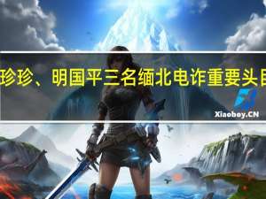明学昌、明珍珍、明国平三名缅北电诈重要头目被缅甸警方逮捕
