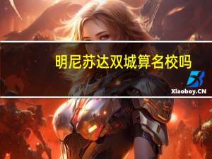 明尼苏达双城算名校吗