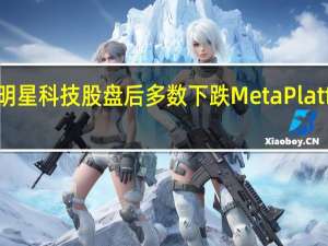 明星科技股盘后多数下跌Meta Platforms(META.O)下跌3.6%谷歌A(GOOGL.O)跌2.5%