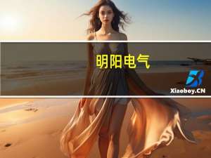 明阳电气：目前订单充足新能源等领域是未来业绩主要增长点