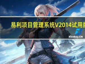 易利项目管理系统 V2014 试用版（易利项目管理系统 V2014 试用版功能简介）