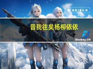 昔我往矣杨柳依依。今我来思雨雪霏霏。品析