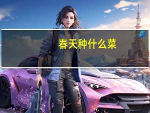 春天种什么菜