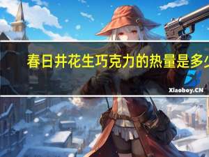 春日井 花生巧克力的热量是多少