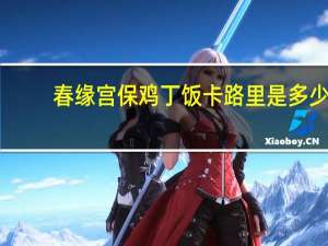 春缘 宫保鸡丁饭卡路里是多少