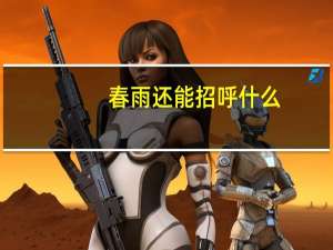 春雨还能招呼什么