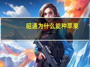 昭通为什么能种苹果