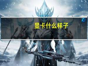 显卡什么样子（显卡怎么看好不好）