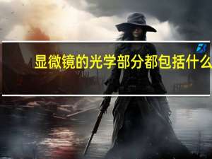 显微镜的光学部分都包括什么