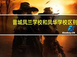 晋城凤兰学校和凤华学校区别