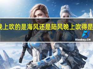 晚上吹的是海风还是陆风 晚上吹得是什么风