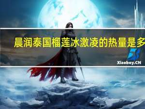 晨润 泰国榴莲冰激凌的热量是多少