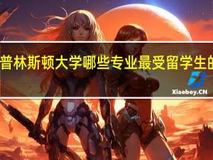 普林斯顿大学哪些专业最受留学生的欢迎