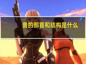 普的部首和结构是什么（普的部首）