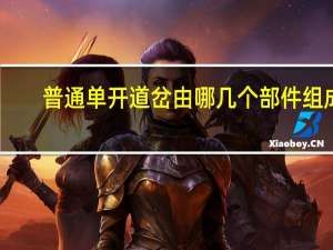 普通单开道岔由哪几个部件组成