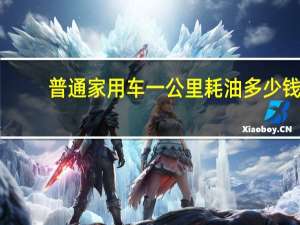 普通家用车一公里耗油多少钱