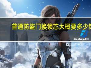普通防盗门换锁芯大概要多少钱