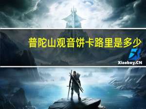 普陀山 观音饼卡路里是多少