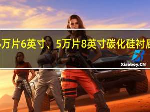 晶盛机电年产25万片6英寸、5万片8英寸碳化硅衬底片项目正式签约启动