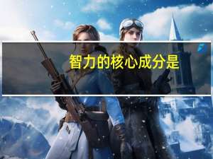 智力的核心成分是