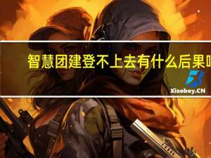 智慧团建登不上去有什么后果吗